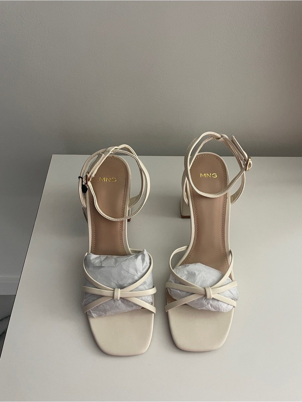 Mango Strappy Heeled Sandals